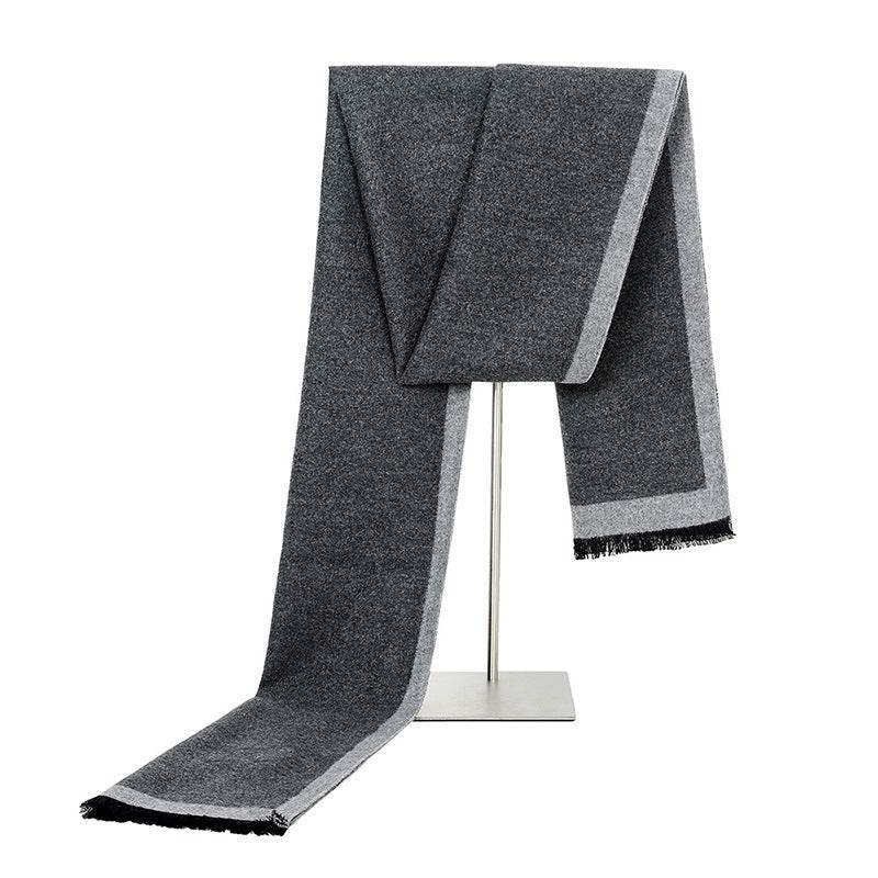 Men's Fashion Simple Brushed Warm Scarf - Premium Stylish Accessory 2025 - Buy Center