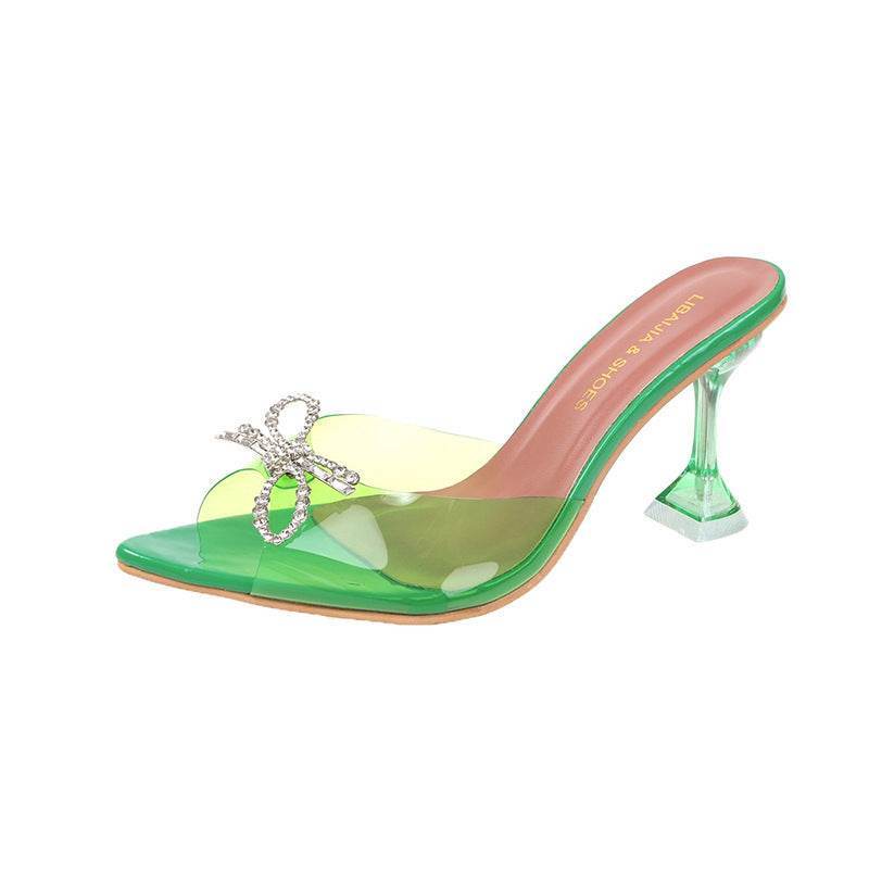Buycenter Plus Size Red High Heels - Elegant Big Bow Wedding Shoes - Buy Center