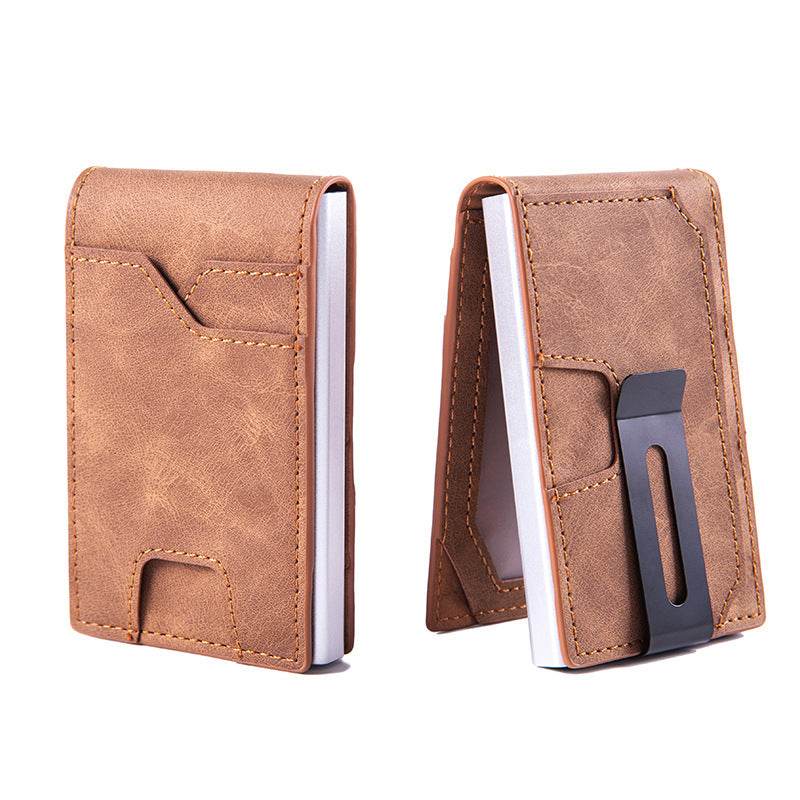 RFID Anti-Theft Card Wallet - Stylish Aluminum Alloy for Men & Women - Buy Center