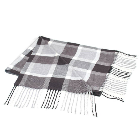 Men's Casual Plaid Scarf - Stylish Artificial Cashmere for Winter Warmth - Buy Center