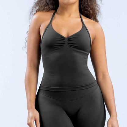 Buycenter High Elastic Nylon Sports Vest Top - Sleeveless & Moisture-Wicking - Buy Center