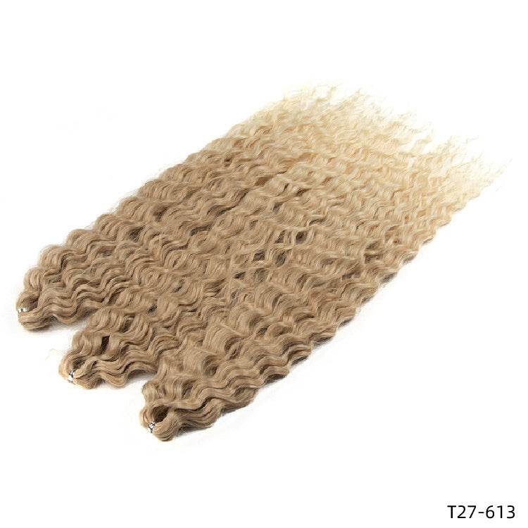 Chemical Fiber Water Ripple Crochet Curls - Stylish Synthetic Hair Extensions - Buy Center