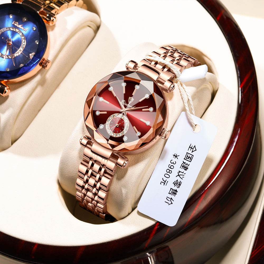 Niche Women's Waterproof Quartz Watch - Stylish Rose Gold Design 2025 - Buy Center