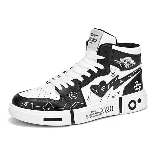 High-Top Summer Basketball Sneakers - Breathable, Stylish Flats for All - Buy Center