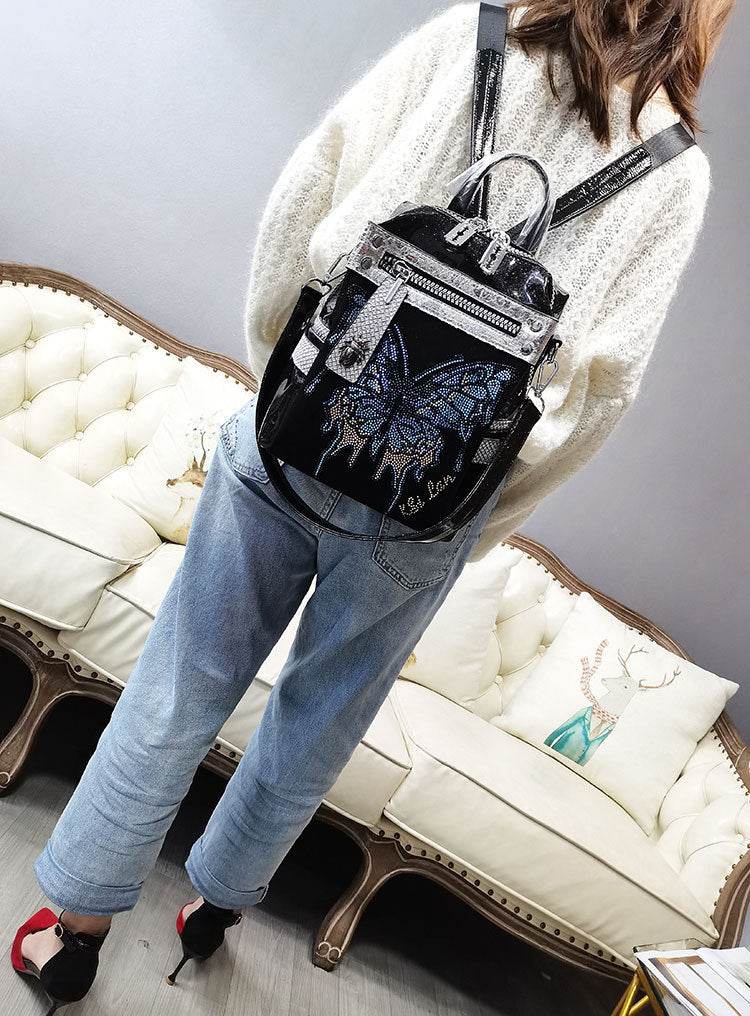 Delicate Rhinestone Butterfly Shoulder Bag - Premium Stylish Evening Accessory - Buy Center