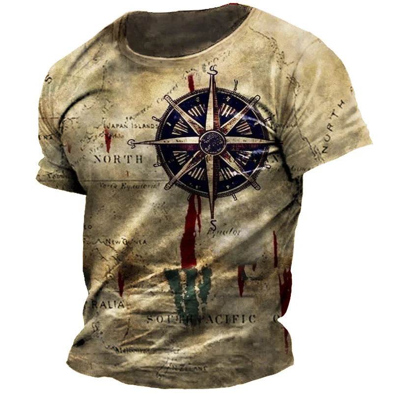 Trendy Men's Casual Loose Short Sleeve T-Shirt - Modern Round Neck Style - Buy Center