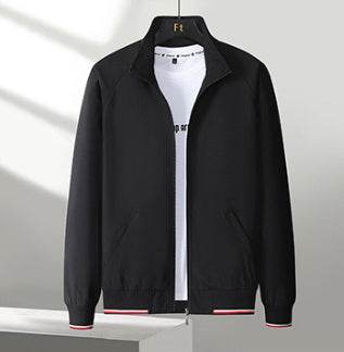 Buycenter Men's Casual Business Baseball Uniform - Trendy One-Piece Trench Coat - Buy Center
