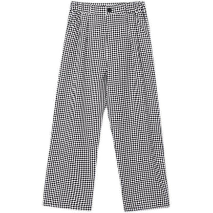 Retro Elegant Wide-Leg Trousers for Men - Stylish Mid-High Waist Sweatpants - Buy Center