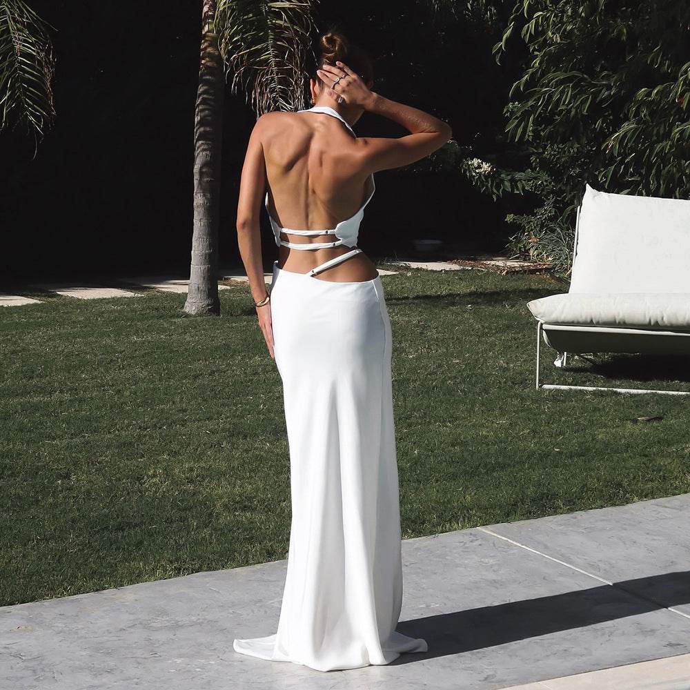 Sexy Backless Halter Vest - Slim Fit Women's Camis in Chic Colors - Buy Center