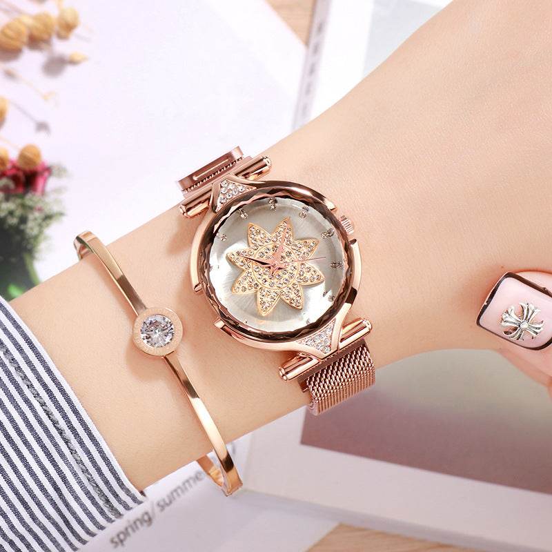Buy Center Women's Casual Watch - Trendy Korean Style, Waterproof Design - Buy Center