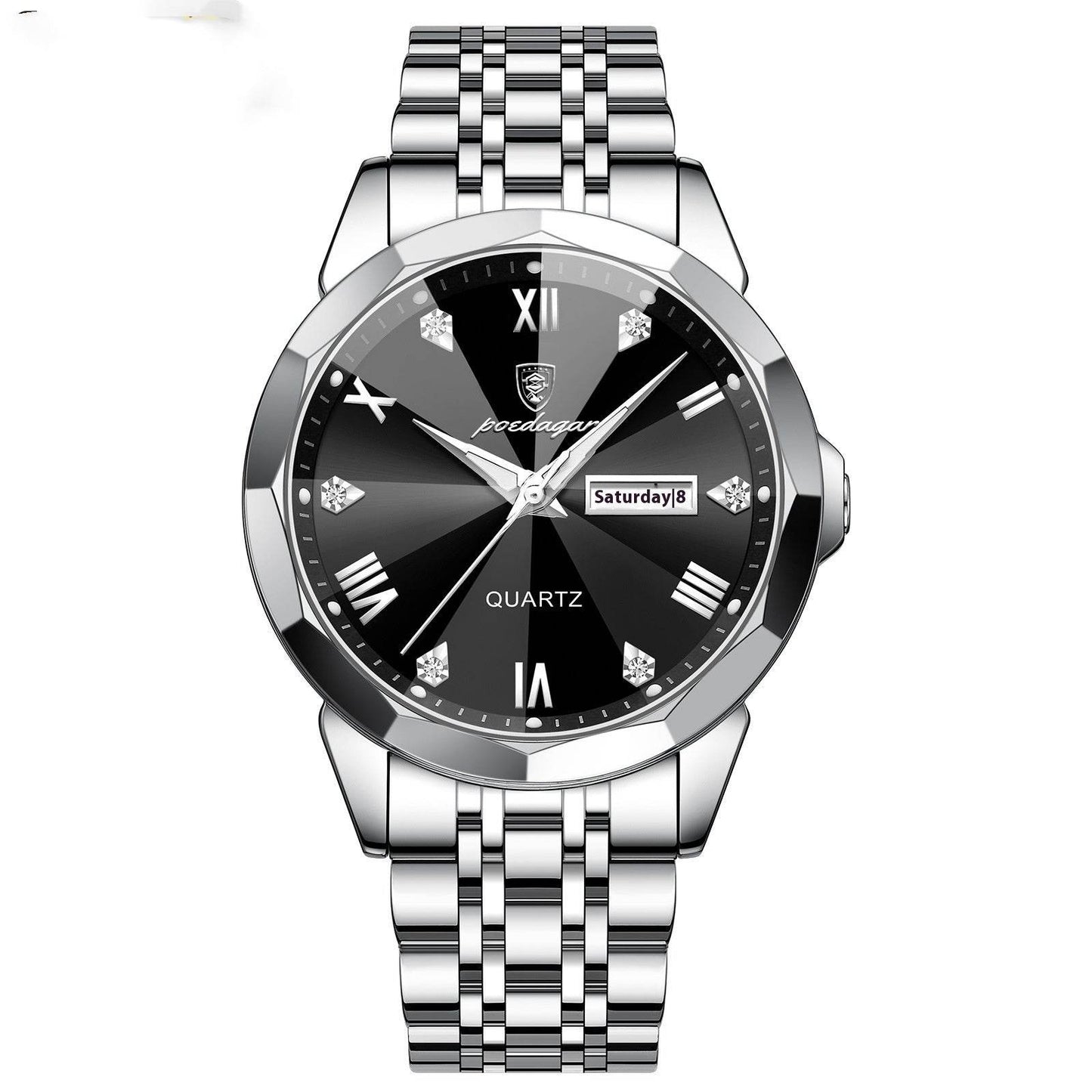 Buycenter Luxury Men's Waterproof Quartz Watch - Super Luminous Elegance - Buy Center