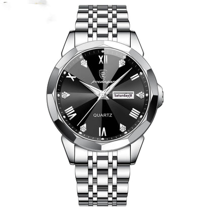 Buycenter Luxury Men's Waterproof Quartz Watch - Super Luminous Elegance - Buy Center