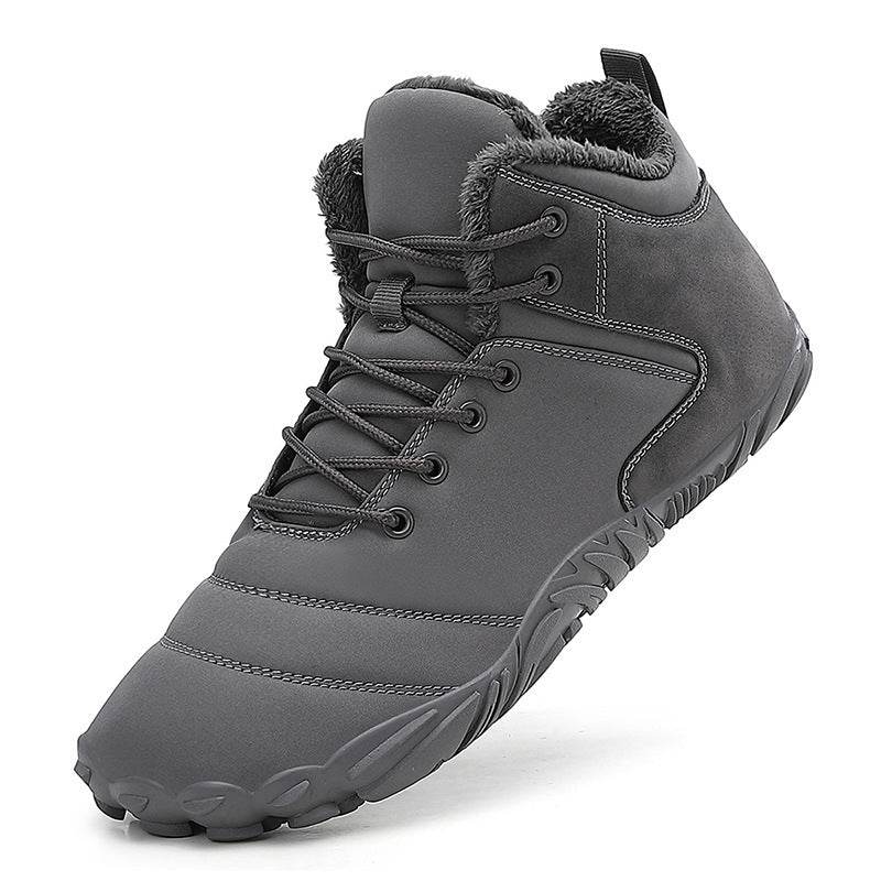 Men's Plush Casual Warm Boots - Non-Slip Rubber Sole & Cozy Comfort - Buy Center
