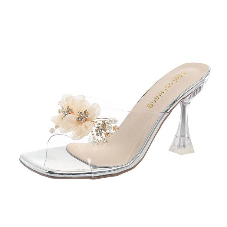 Buycenter Trendy Transparent Slippers - Stylish Open Toe Flip-Flops - Buy Center