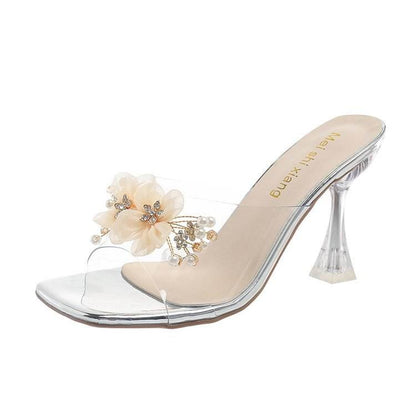 Buycenter Trendy Transparent Slippers - Stylish Open Toe Flip-Flops - Buy Center