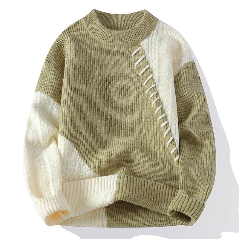 Stylish Loose Round Neck Sweater - Korean Design for Ultimate Comfort - Buy Center