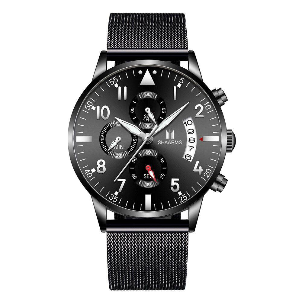Concept Men's Mesh Strap Quartz Watch - Stylish Calendar Design 2025 - Buy Center