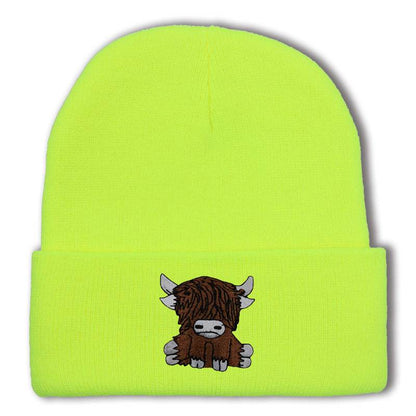Cartoon Long Hair Yak Knitted Hat - Stylish and Warm Winter Fashion - Buy Center