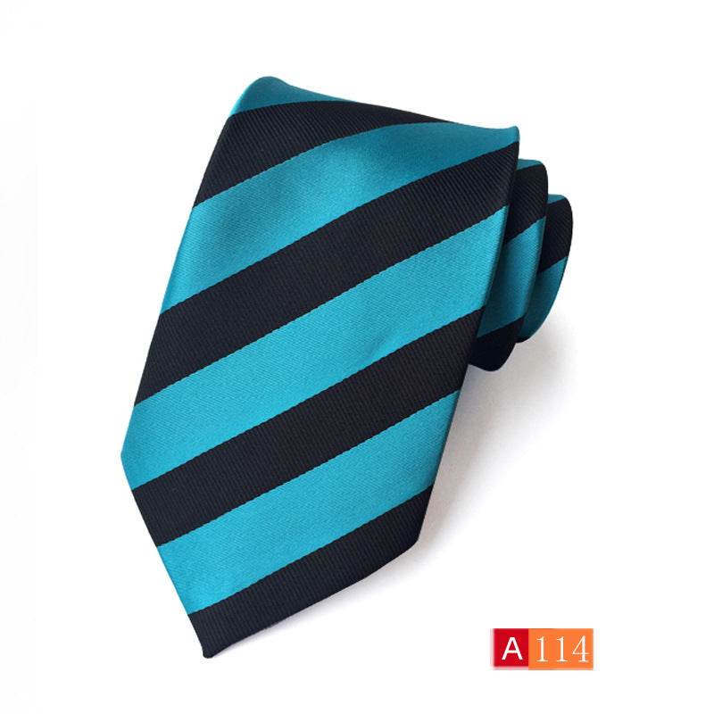 Buycenter Men's Jacquard Tie - Classic Black Stylish Formal Accessory - Buy Center