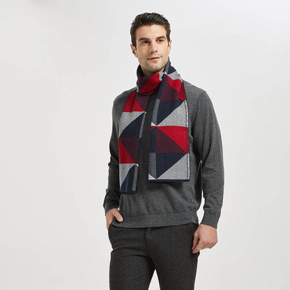 Premium Stylish Knitted Scarf for Men - Trendy Winter Fashion 2025 - Buy Center
