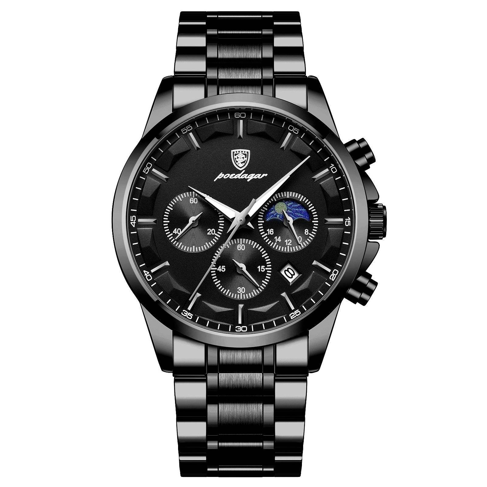 Buycenter Stylish Waterproof Men's Quartz Watch - Casual, Slim Design - Buy Center