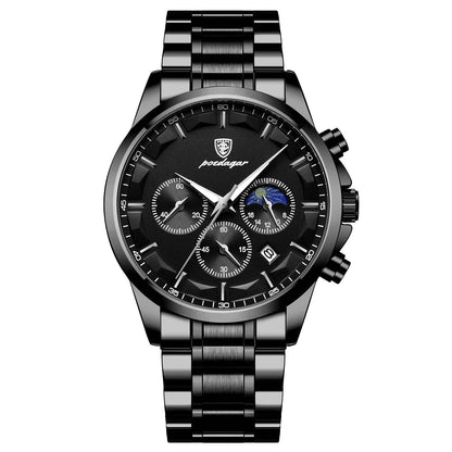 Buycenter Stylish Waterproof Men's Quartz Watch - Casual, Slim Design - Buy Center