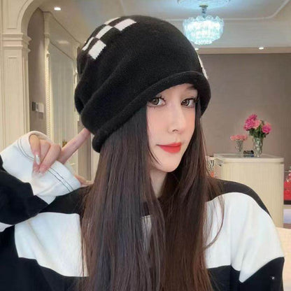 Women's Wool Knitted Hat - Stylish & Warm Winter Accessory 2025 - Buy Center