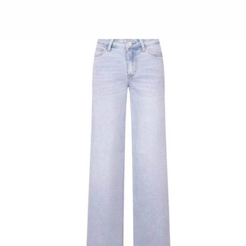 Stylish Narrow Wide-Leg Pants - High Waist & Trendy Floral Details - Buy Center
