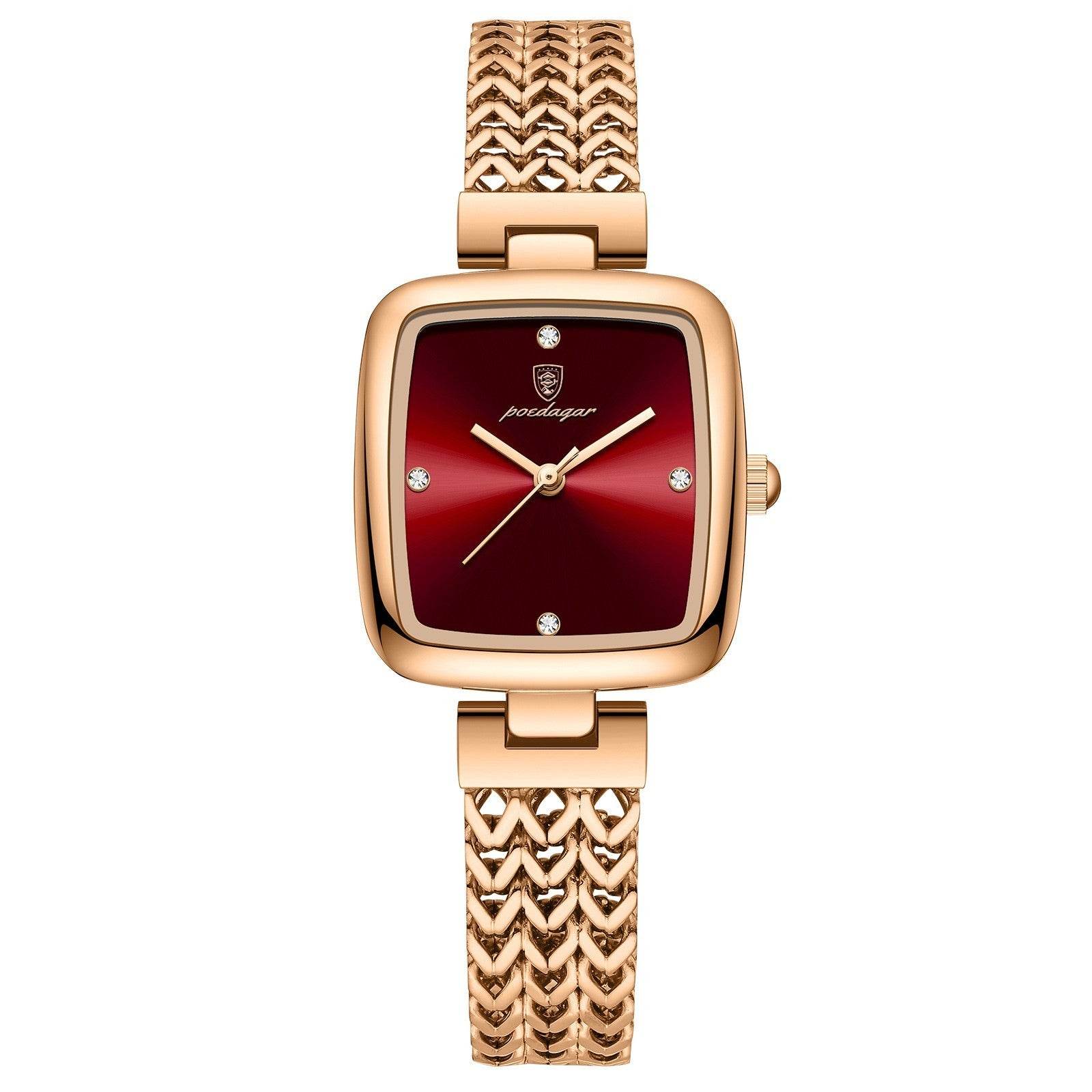 Buy Center Women's Waterproof Quartz Watch - Stylish Rose Gold & Silver - Buy Center