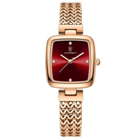 Buy Center Women's Waterproof Quartz Watch - Stylish Rose Gold & Silver - Buy Center