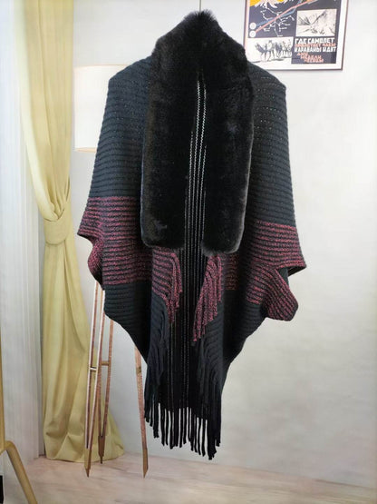 Fashion Personalized Knitted Cardigan Coat - Luxurious Warm Cashmere Wrap - Buy Center