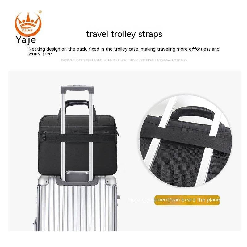 Large Capacity Men's Canvas Briefcase - Stylish, Durable, Modern Design - Buy Center
