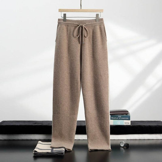 Cashmere Harem Pants for Men - Thickened Loose Fit in Assorted Colors - Buy Center