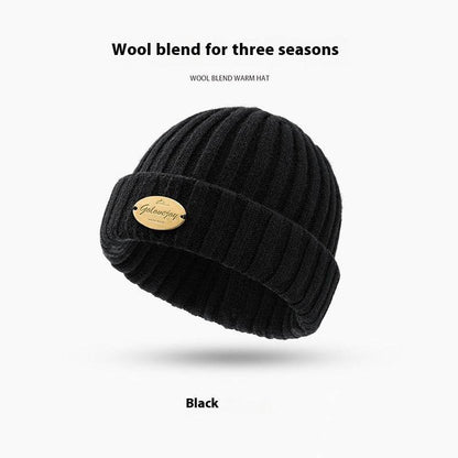 Men's Wool Knitted Fedora - Thick, Windproof Winter Style Hat - Buy Center