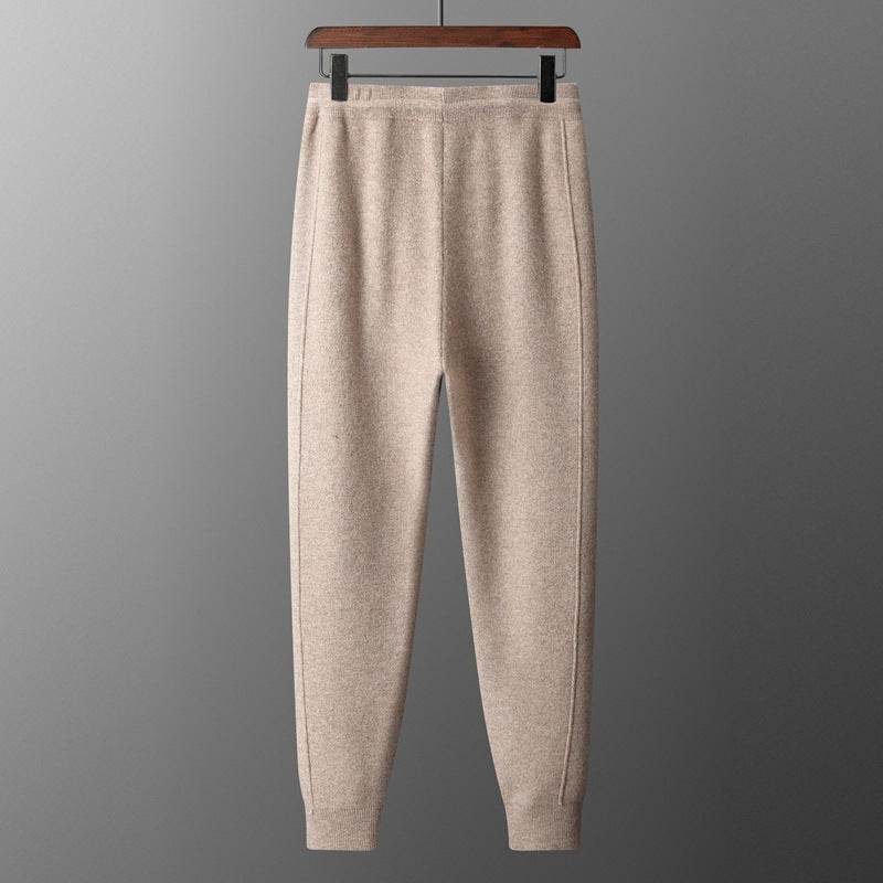Men's High Waist Wool Harem Pants - Casual Style & Lock Foot Fit - Buy Center
