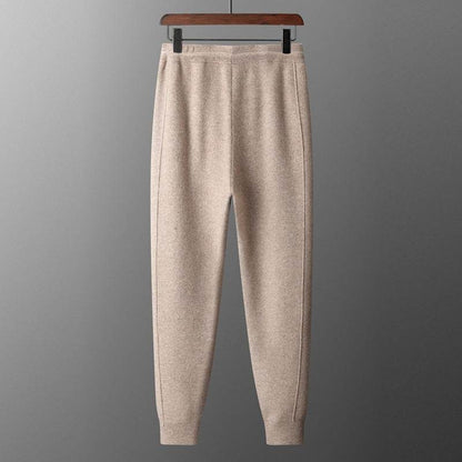 Men's High Waist Wool Harem Pants - Casual Style & Lock Foot Fit - Buy Center