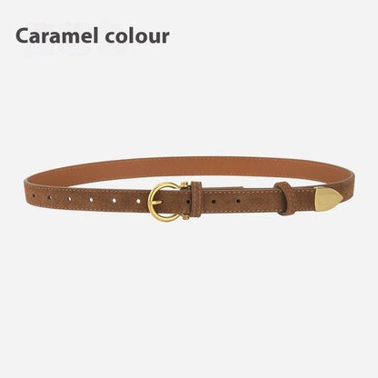 Stylish Girls' Retro Leather Belt - Trendy Fashion Accessory 2025 - Buy Center