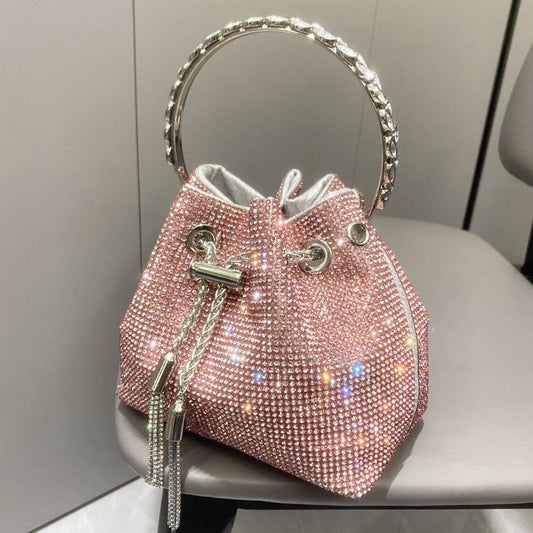 Shiny Diamond Handbag for Women - Stylish Evening Bag in Vibrant Colors - Buy Center