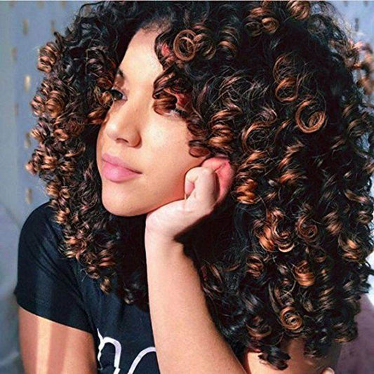 16-Inch European American Wigs - Premium Human Hair for Natural Style - Buy Center