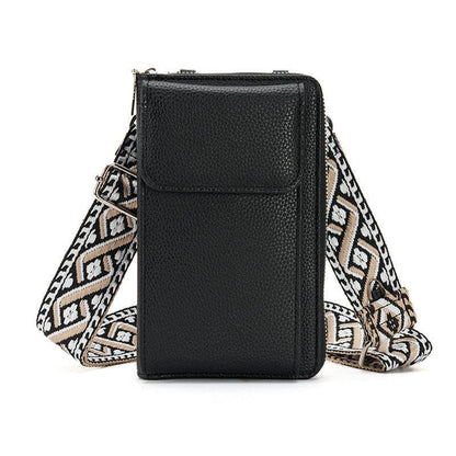 Stylish Women's Messenger Bag - Trendy PU One Shoulder Phone & Coin Purse - Buy Center