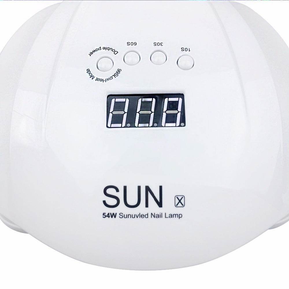 Powerful 54W Nail Lamp Dryer - Quick Drying for Home Nail Perfection - Buy Center
