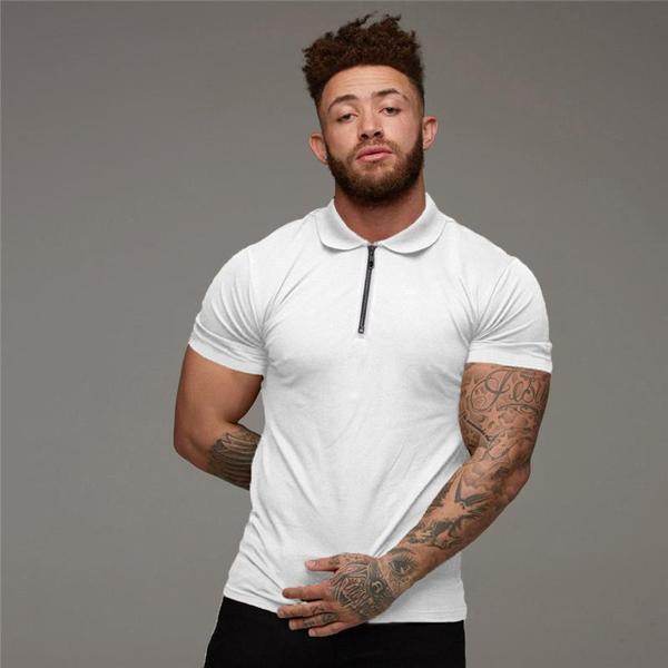 Buycenter Men's Fitness Tops - Striped Outdoor Sports Apparel for Comfort - Buy Center