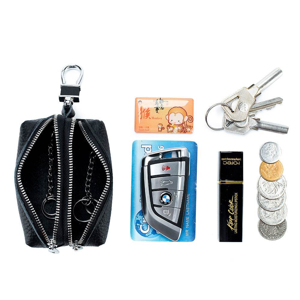 Large Capacity Men’s Wallet - Double-Layer Genuine Leather Coin Purse - Buy Center