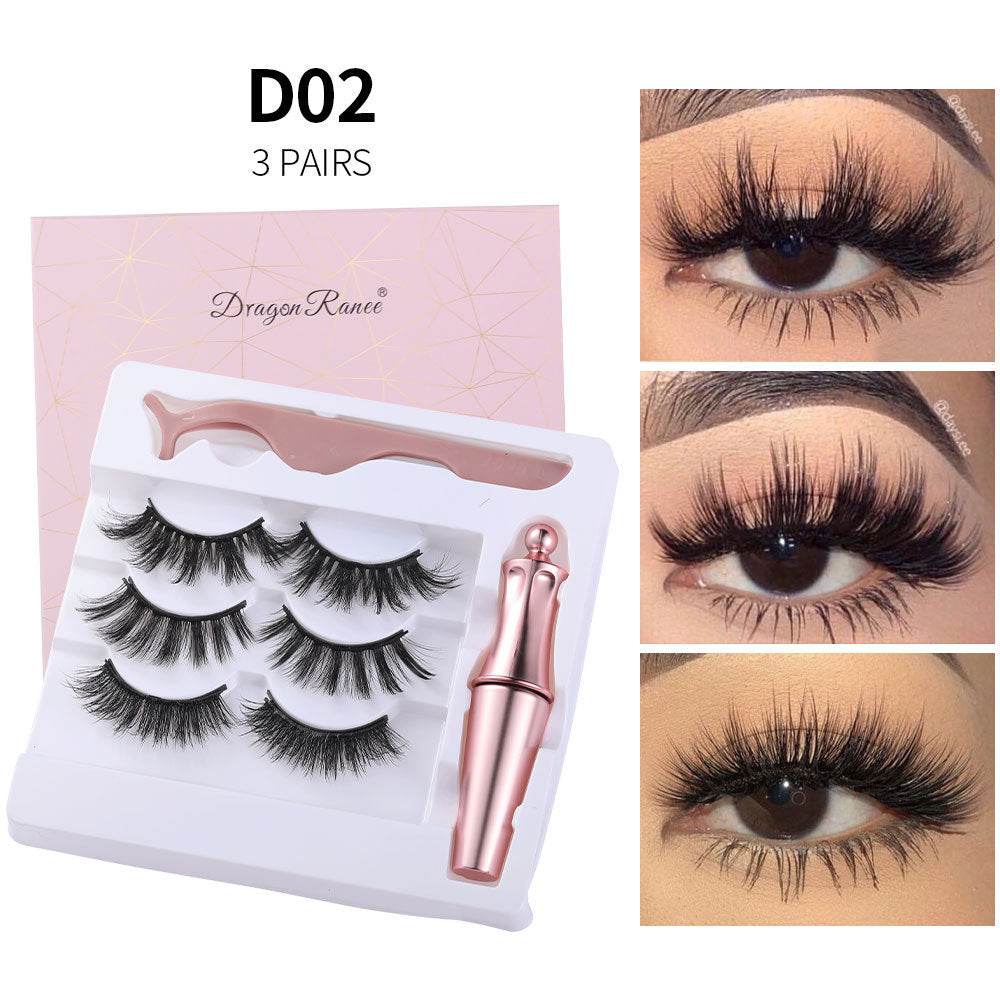 Natural Magnetic Eyeliner & False Eyelashes Set - Easy, No Glue Application - Buy Center