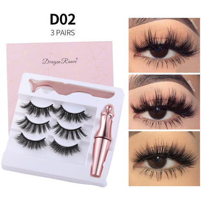 Natural Magnetic Eyeliner & False Eyelashes Set - Easy, No Glue Application - Buy Center