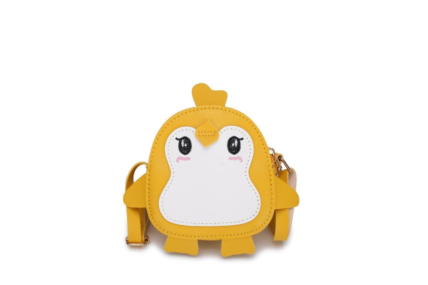 Cartoon Penguin Shoulder Bag for Kids - Soft PU, Zipper Closure Fun - Buy Center