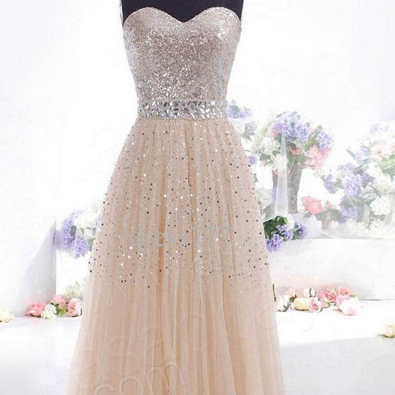 Buycenter Sexy Evening Dress - Backless Sequins & Gauze for Chic Style - Buy Center
