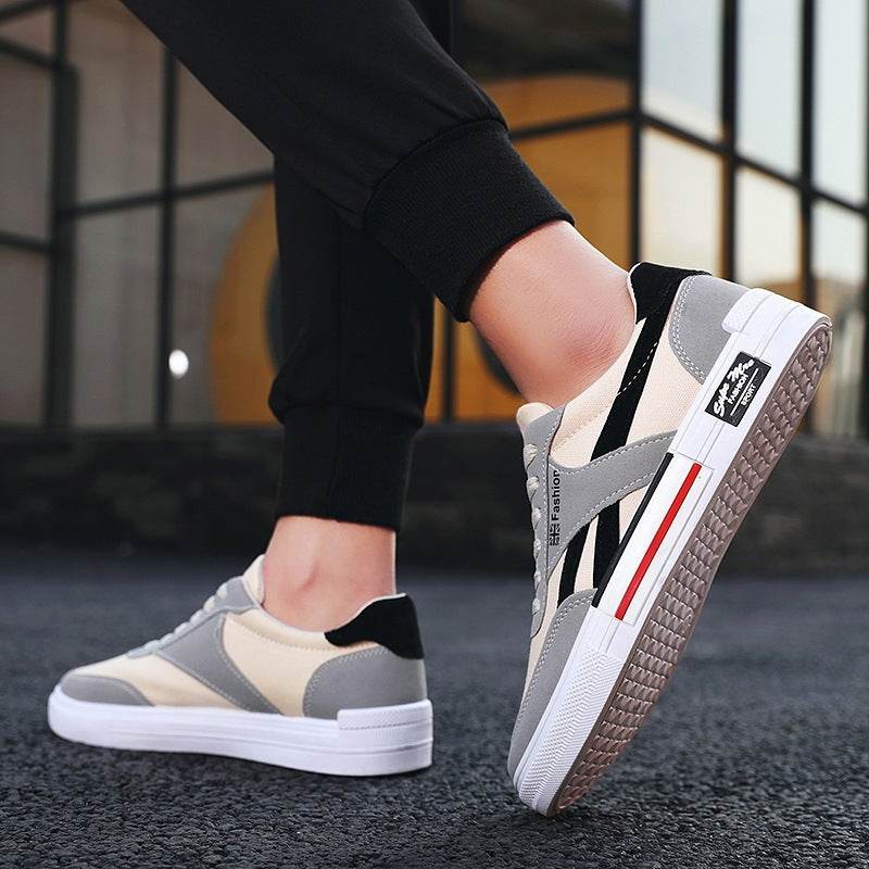 Buycenter Low-Top Canvas Sneakers - Stylish Vulcanize Shoes for Men - Buy Center