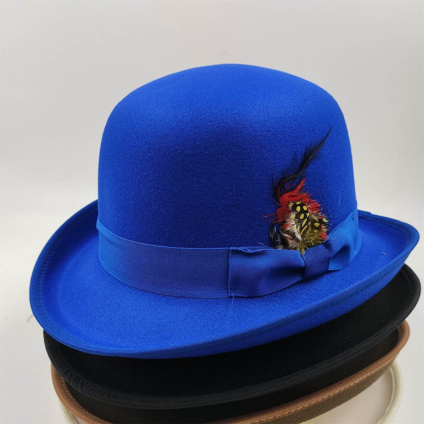 Men's Billycock Felt Hat - Stylish, Breathable, Sun Protection Fedora - Buy Center
