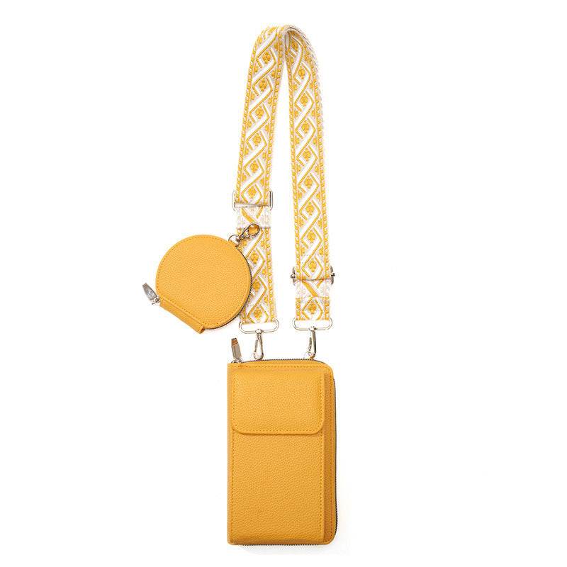 Stylish Women's Messenger Bag - Trendy PU One Shoulder Phone & Coin Purse - Buy Center